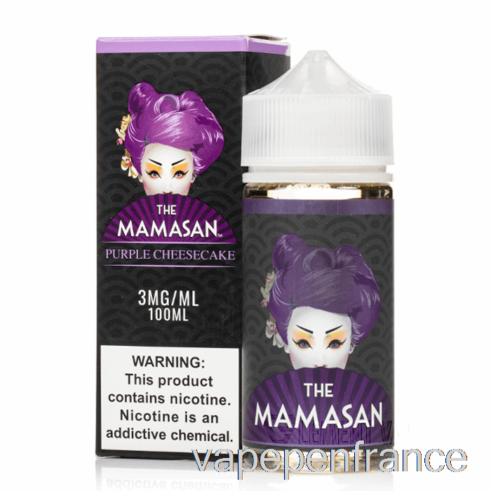 Cheesecake Violet - Le Mamasan - Stylo Vape 100ml 0mg